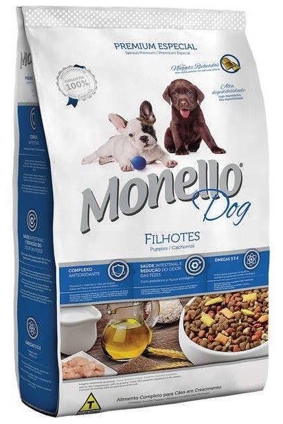 Ração Monello Dog Premium Especial para Cães Filhotes - 15 Kg