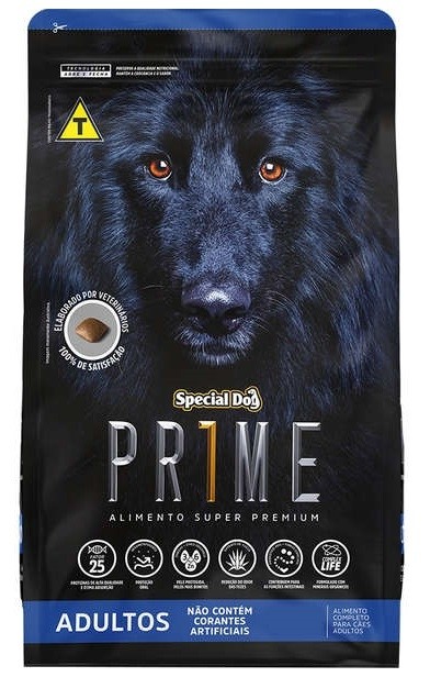 Ração Special Dog Prime para Cães Adultos - 15 Kg