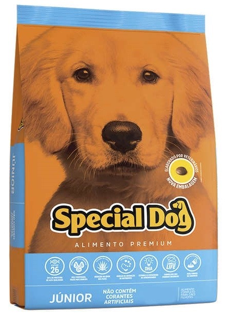 Ração Special Dog Premium para Cães Júnior Sabor Carne - 20 Kg