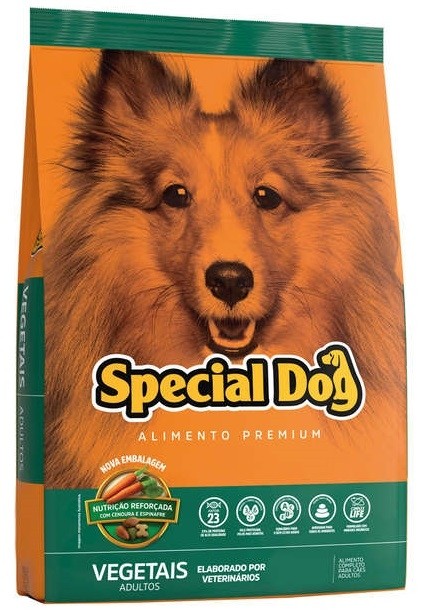 Ração Special Dog Premium para Cães Adultos Sabor Vegetais - 20 Kg