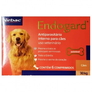 Vermífugo Virbac Endogard para Cães até 30 Kg