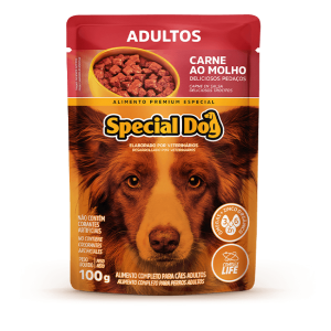 Sachê Special Dog para Cães Adultos Sabor Carne - 100g