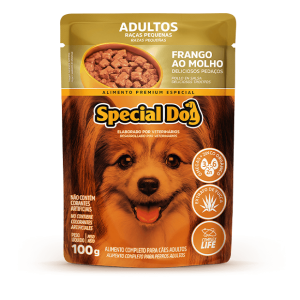 Sachê Special Dog para Cães Adultos Raças Pequenas Sabor Frango - 100g