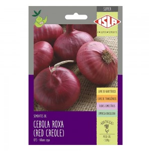 Sementes de Cebola Red Creole (Roxa) - Isla Superpak 073