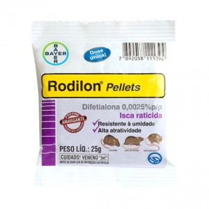 Rodenticida Bayer Rodilon Pellets 25g