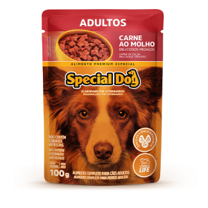 Sachê Special Dog para Cães Adultos Sabor Carne - 100g